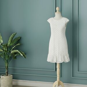 Tommy Hilfiger White Eyelet Dress